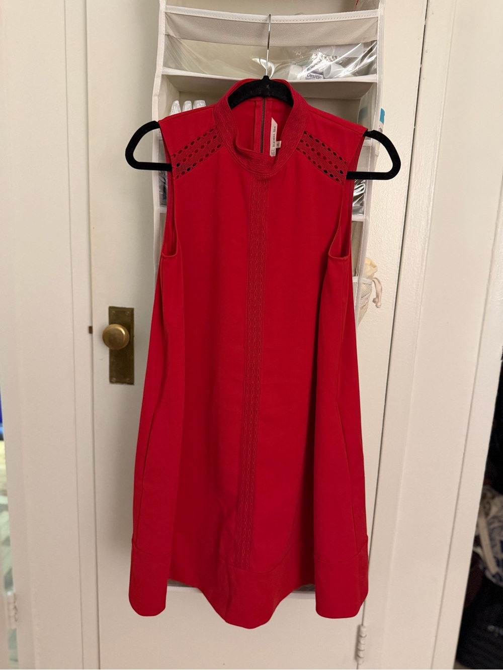 RACHEL Rachel Roy Sleeveless Red Tunic Top